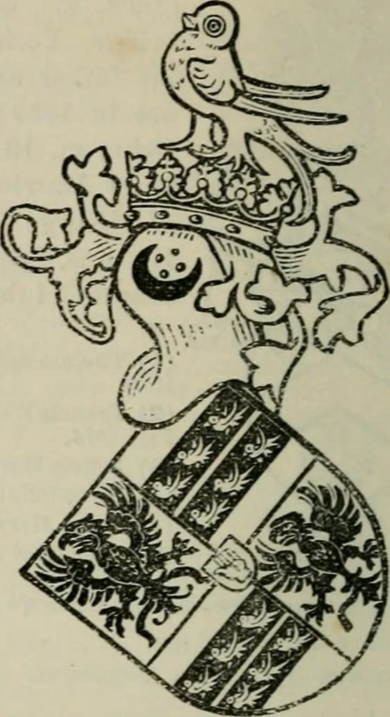 An illustration from The peerage, baronetage, and knightage of the British Empire : for 1882, 1883, leaf 643