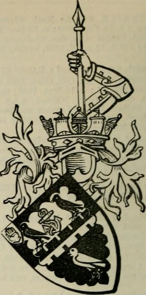 An illustration from The peerage, baronetage, and knightage of the British Empire : for 1882, 1883, leaf 645