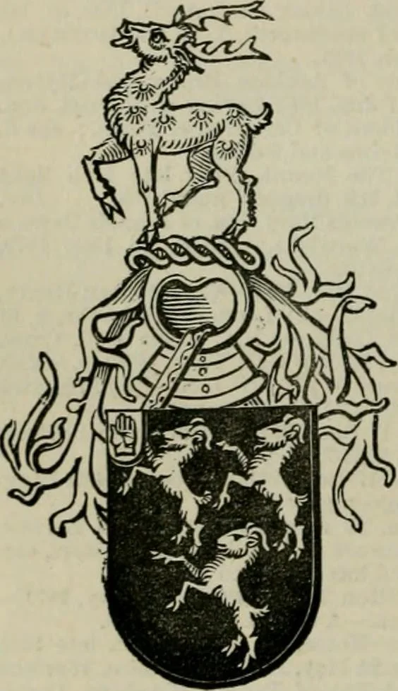 An illustration from The peerage, baronetage, and knightage of the British Empire : for 1882, 1883, leaf 647