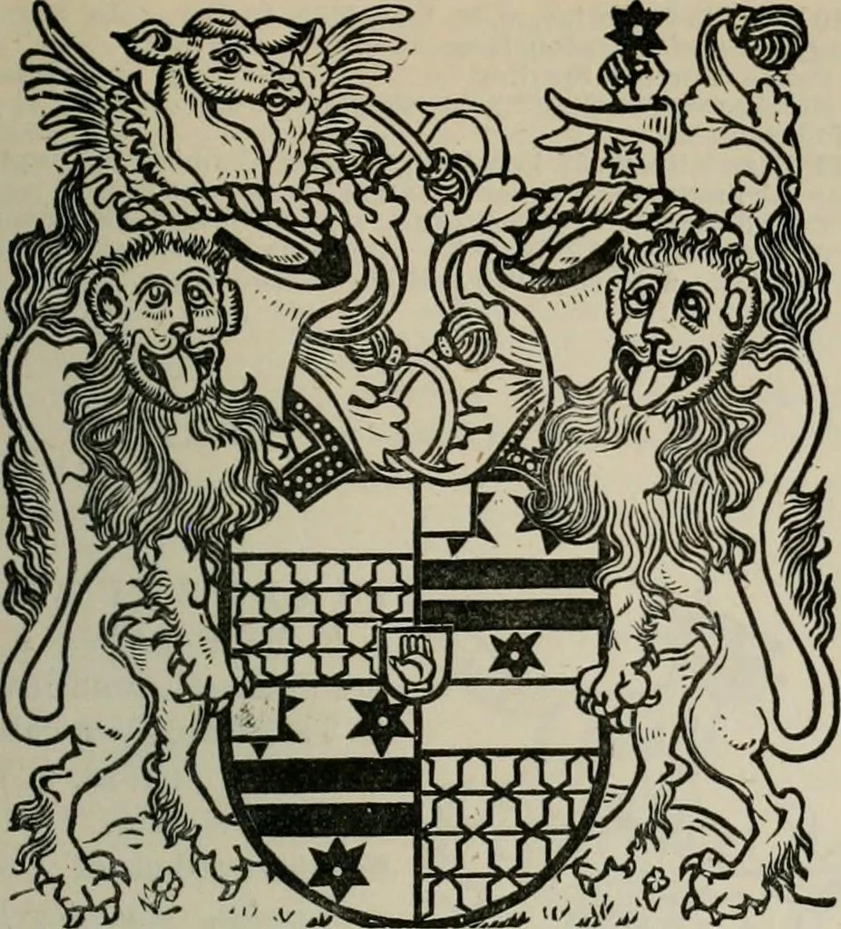 An illustration from The peerage, baronetage, and knightage of the British Empire : for 1882, 1883, leaf 650