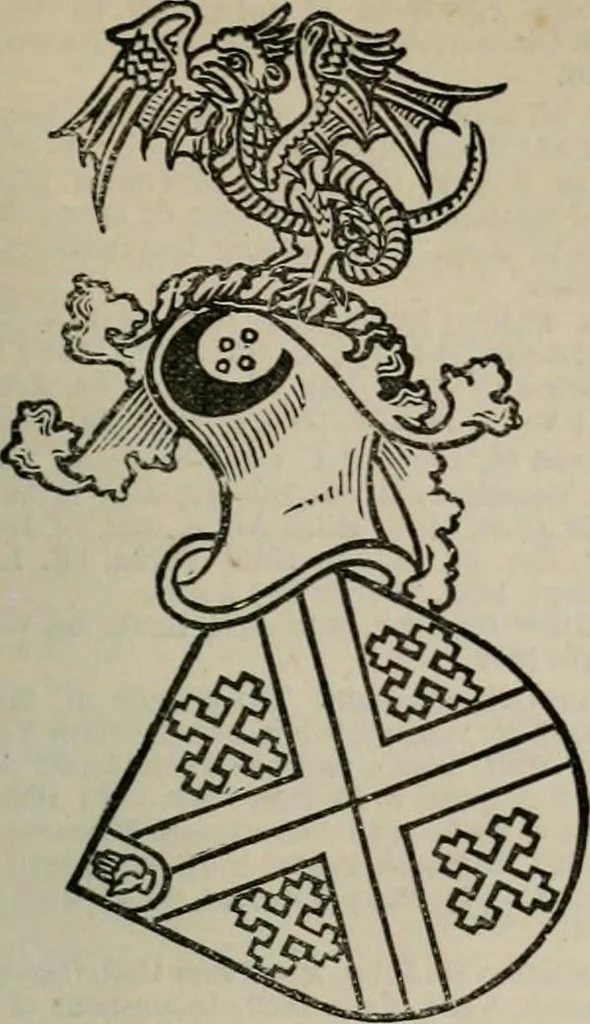 An illustration from The peerage, baronetage, and knightage of the British Empire : for 1882, 1883, leaf 656