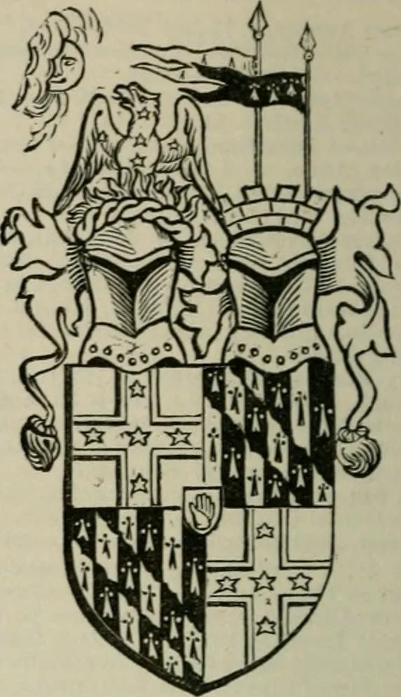 An illustration from The peerage, baronetage, and knightage of the British Empire : for 1882, 1883, leaf 663