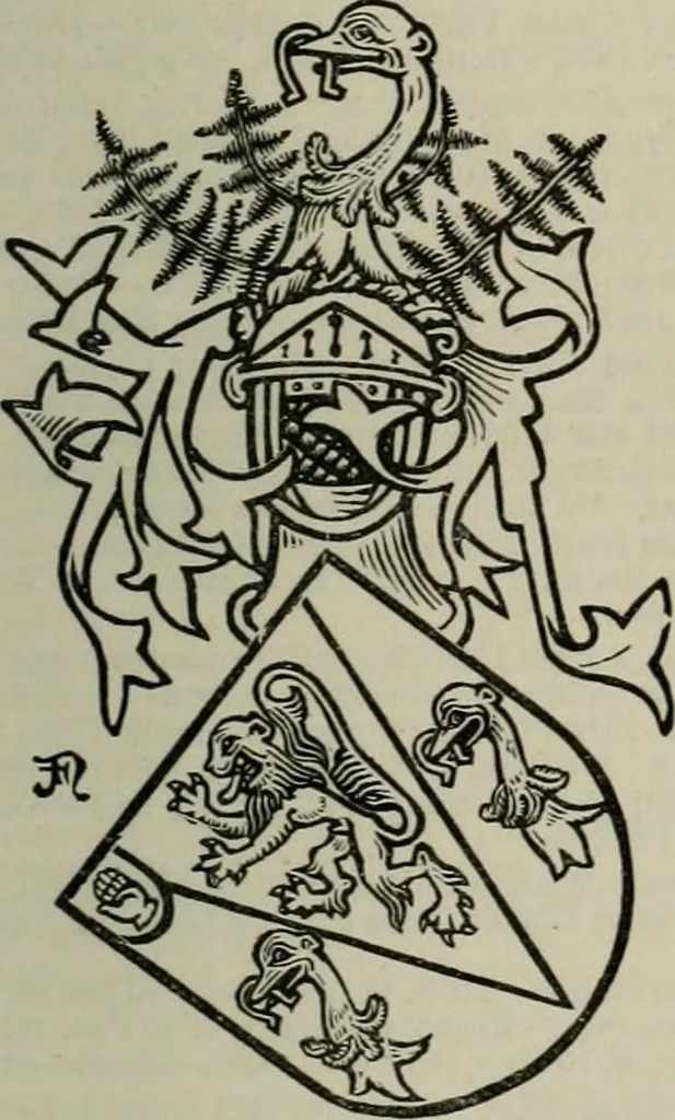 An illustration from The peerage, baronetage, and knightage of the British Empire : for 1882, 1883, leaf 672