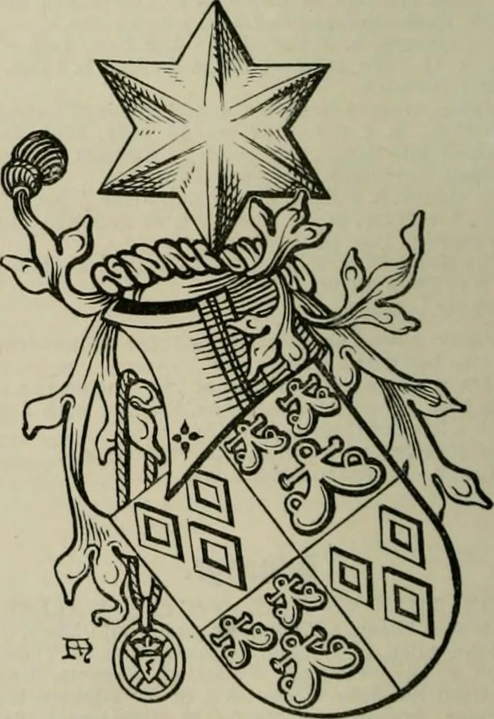 An illustration from The peerage, baronetage, and knightage of the British Empire : for 1882, 1883, leaf 675