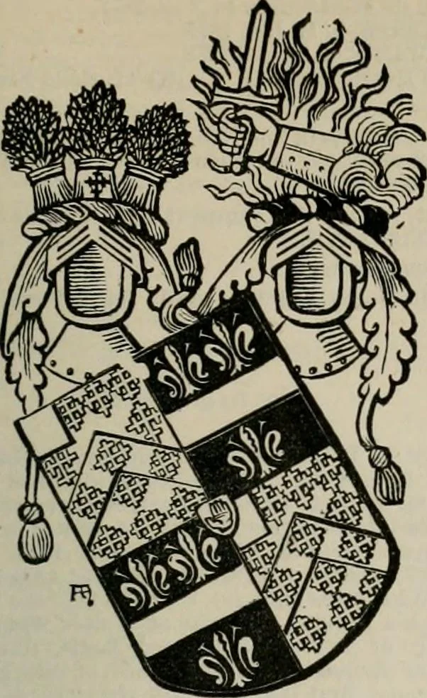 An illustration from The peerage, baronetage, and knightage of the British Empire : for 1882, 1883, leaf 684