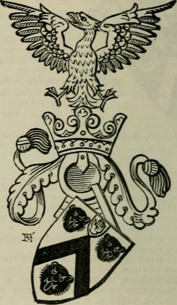 An illustration from The peerage, baronetage, and knightage of the British Empire : for 1882, 1883, leaf 687