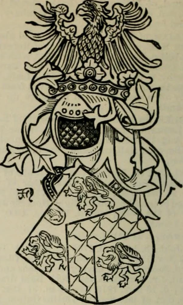 An illustration from The peerage, baronetage, and knightage of the British Empire : for 1882, 1883, leaf 689