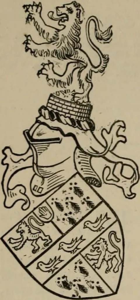 An illustration from The peerage, baronetage, and knightage of the British Empire : for 1882, 1883, leaf 69
