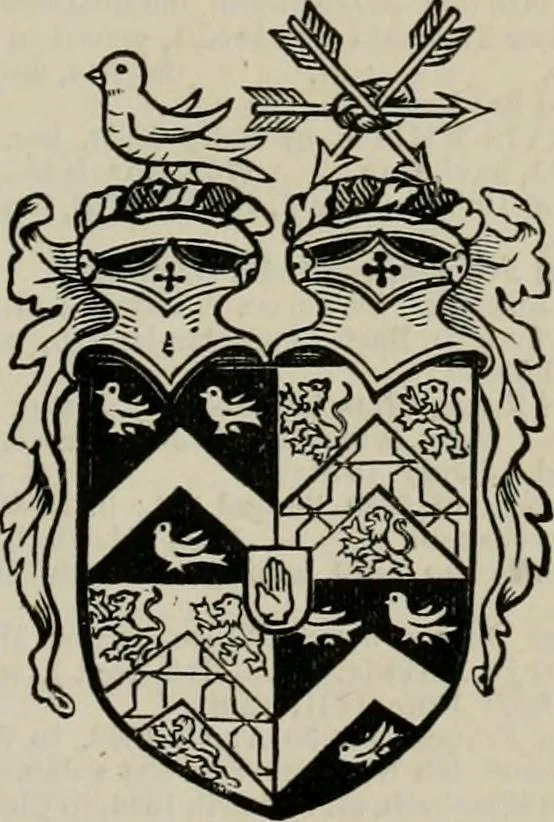 An illustration from The peerage, baronetage, and knightage of the British Empire : for 1882, 1883, leaf 690