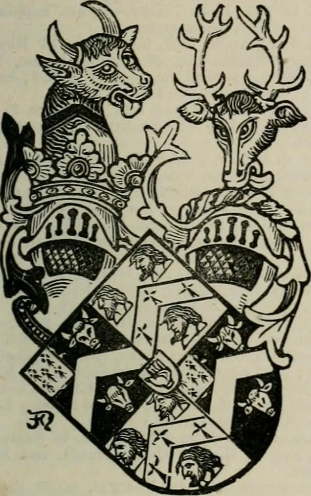 An illustration from The peerage, baronetage, and knightage of the British Empire : for 1882, 1883, leaf 692