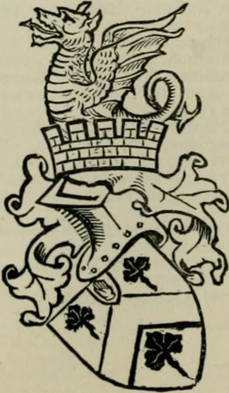 An illustration from The peerage, baronetage, and knightage of the British Empire : for 1882, 1883, leaf 695
