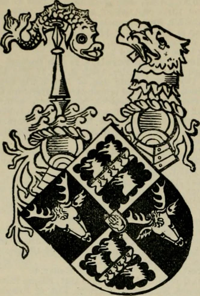 An illustration from The peerage, baronetage, and knightage of the British Empire : for 1882, 1883, leaf 699