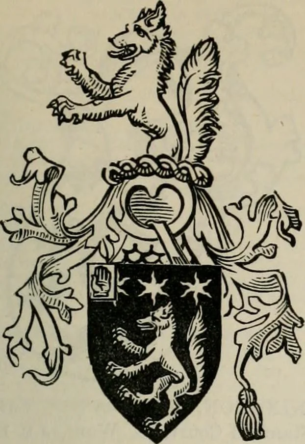 An illustration from The peerage, baronetage, and knightage of the British Empire : for 1882, 1883, leaf 702