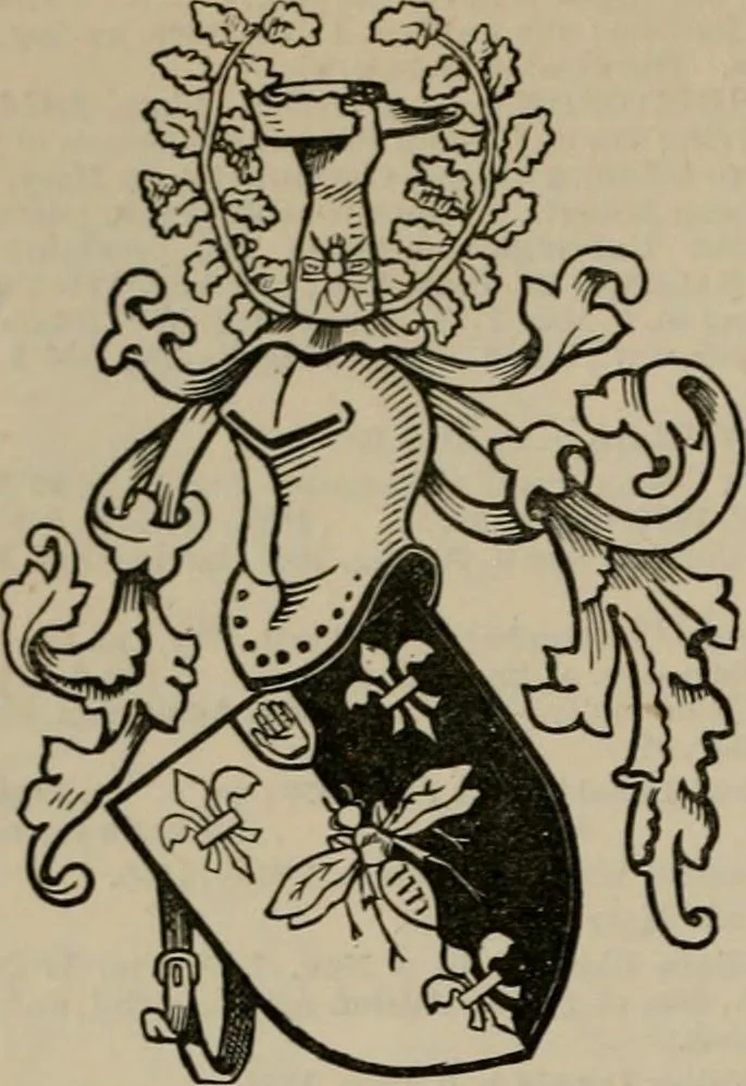 An illustration from The peerage, baronetage, and knightage of the British Empire : for 1882, 1883, leaf 71