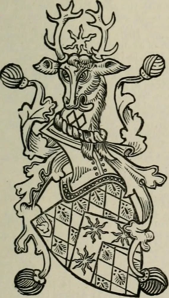 An illustration from The peerage, baronetage, and knightage of the British Empire : for 1882, 1883, leaf 710
