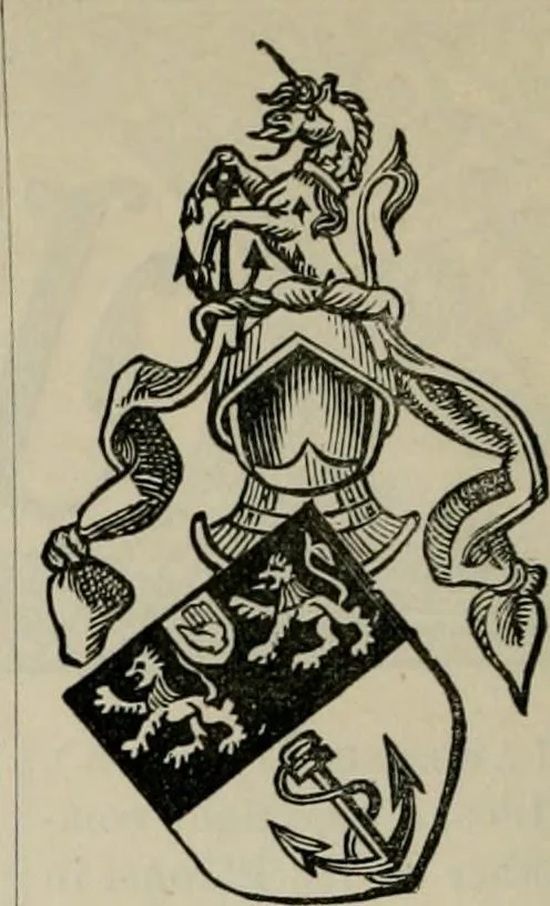 An illustration from The peerage, baronetage, and knightage of the British Empire : for 1882, 1883, leaf 713