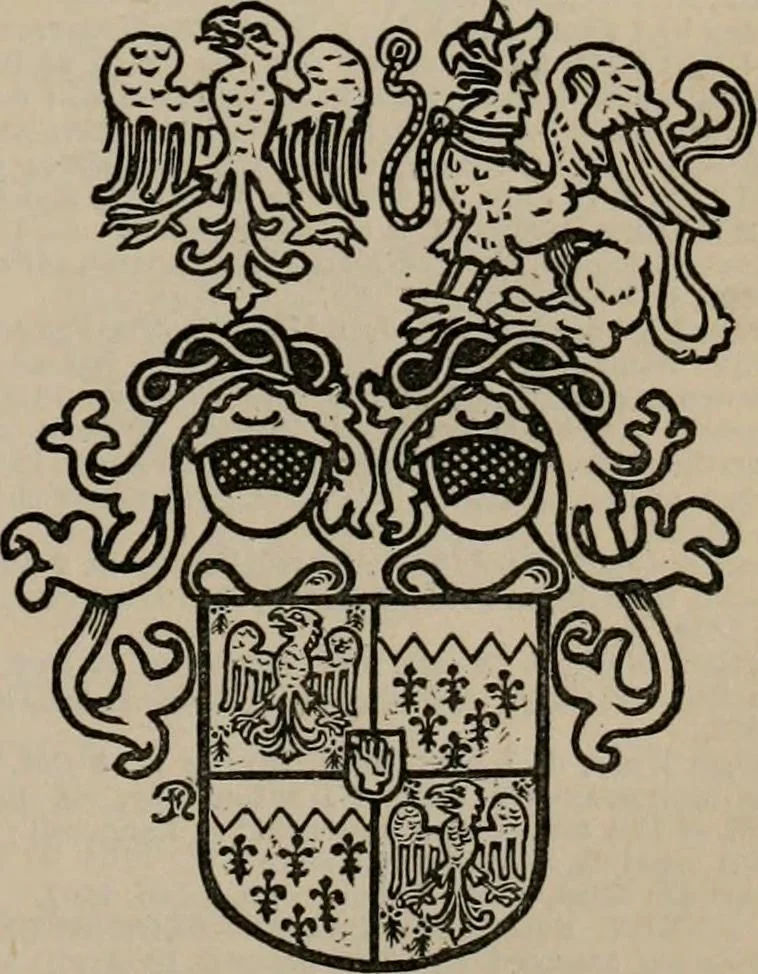 An illustration from The peerage, baronetage, and knightage of the British Empire : for 1882, 1883, leaf 74