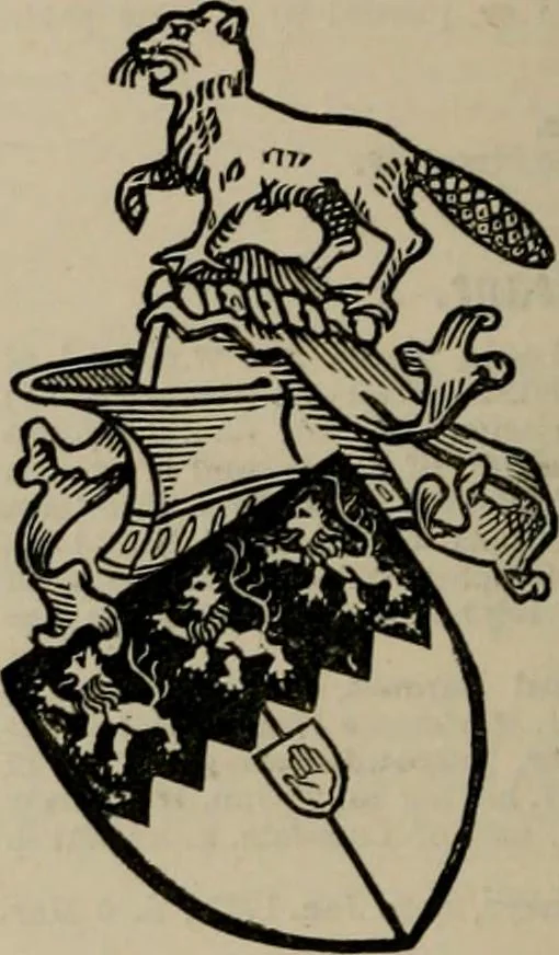 An illustration from The peerage, baronetage, and knightage of the British Empire : for 1882, 1883, leaf 75