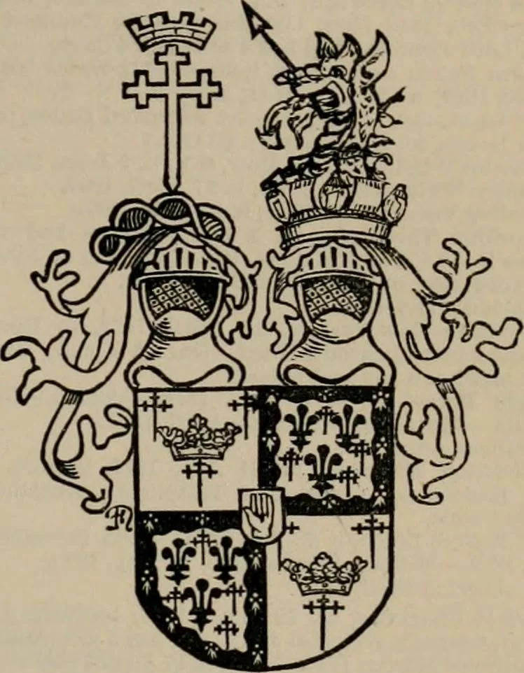 An illustration from The peerage, baronetage, and knightage of the British Empire : for 1882, 1883, leaf 78