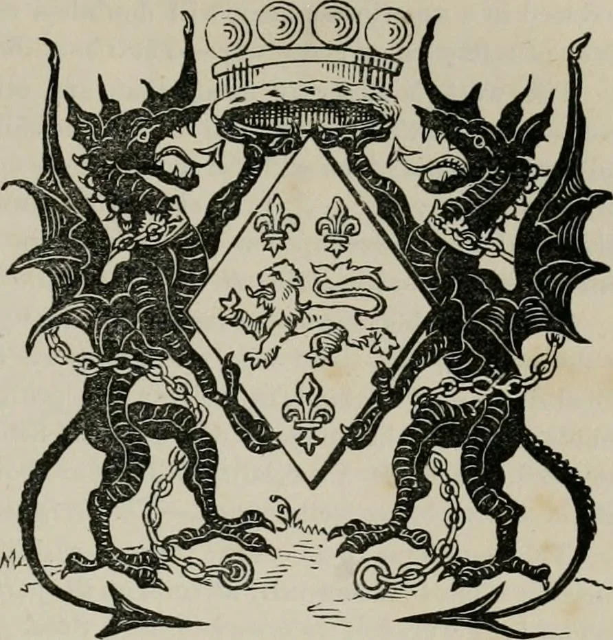An illustration from The peerage, baronetage, and knightage of the British Empire : for 1882, 1883, leaf 810