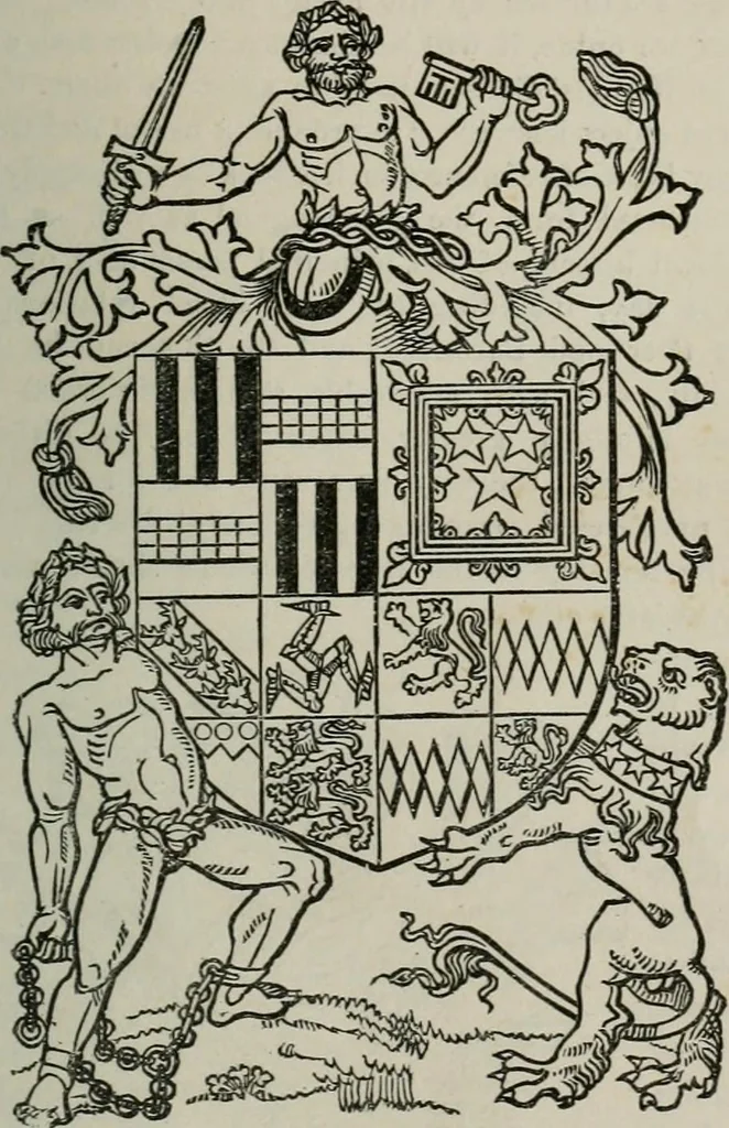 An illustration from The peerage, baronetage, and knightage of the British Empire : for 1882, 1883, leaf 812