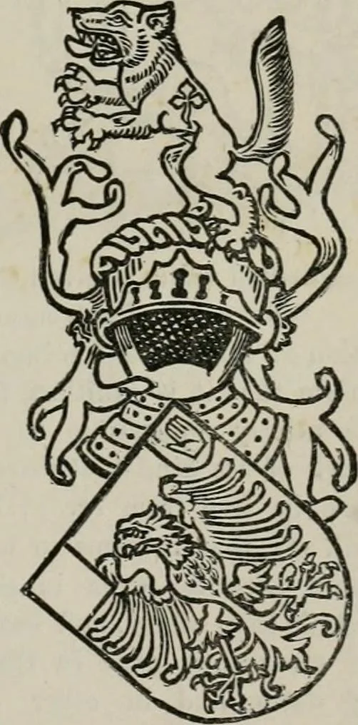 An illustration from The peerage, baronetage, and knightage of the British Empire : for 1882, 1883, leaf 812