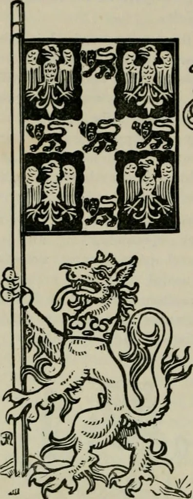 An illustration from The peerage, baronetage, and knightage of the British Empire : for 1882, 1883, leaf 813