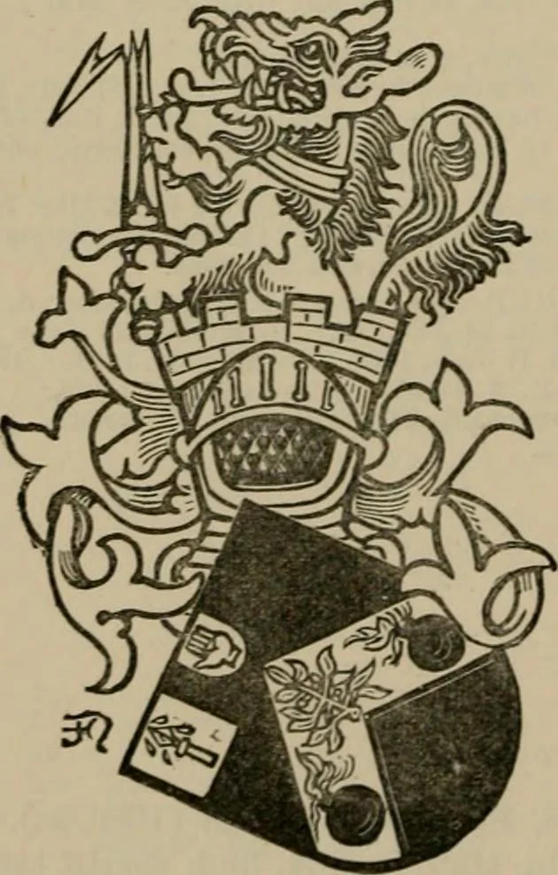 An illustration from The peerage, baronetage, and knightage of the British Empire : for 1882, 1883, leaf 87