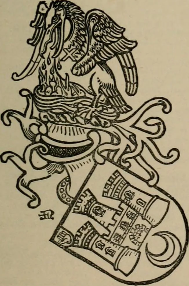 An illustration from The peerage, baronetage, and knightage of the British Empire : for 1882, 1883, leaf 90
