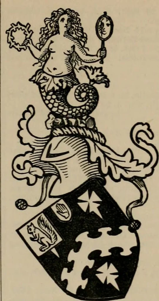 An illustration from The peerage, baronetage, and knightage of the British Empire : for 1882, 1883, leaf 92