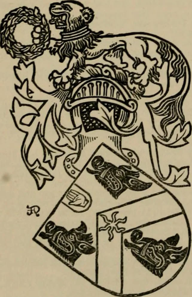 An illustration from The peerage, baronetage, and knightage of the British Empire : for 1882, 1883, leaf 93