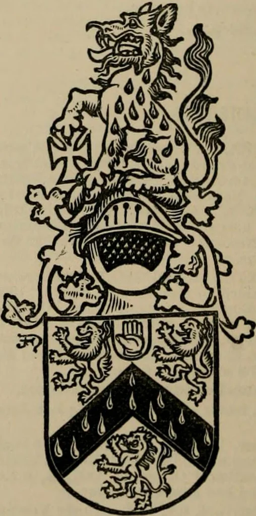 An illustration from The peerage, baronetage, and knightage of the British Empire : for 1882, 1883, leaf 97