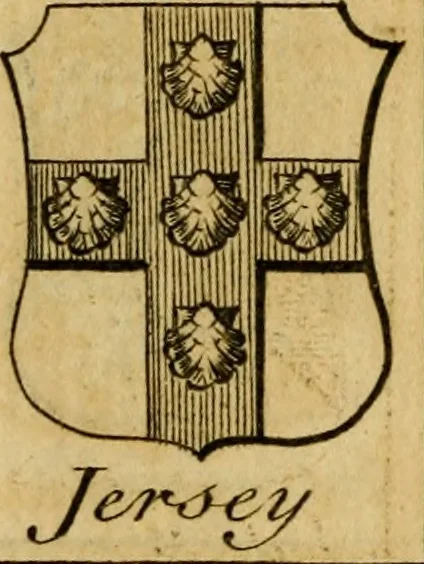 An illustration from The peerage of England : a complete view of the several orders of nobility ... together with an introduction, shewing the high and illustrious extraction of our most gracious sovereign: also an historical account of all the offices of state, usually filled by the nobility, the arms of the all the Lords spiritual and temporal, three useful plates teaching the art of heraldry, &c. &c. &c., 1766, leaf 46