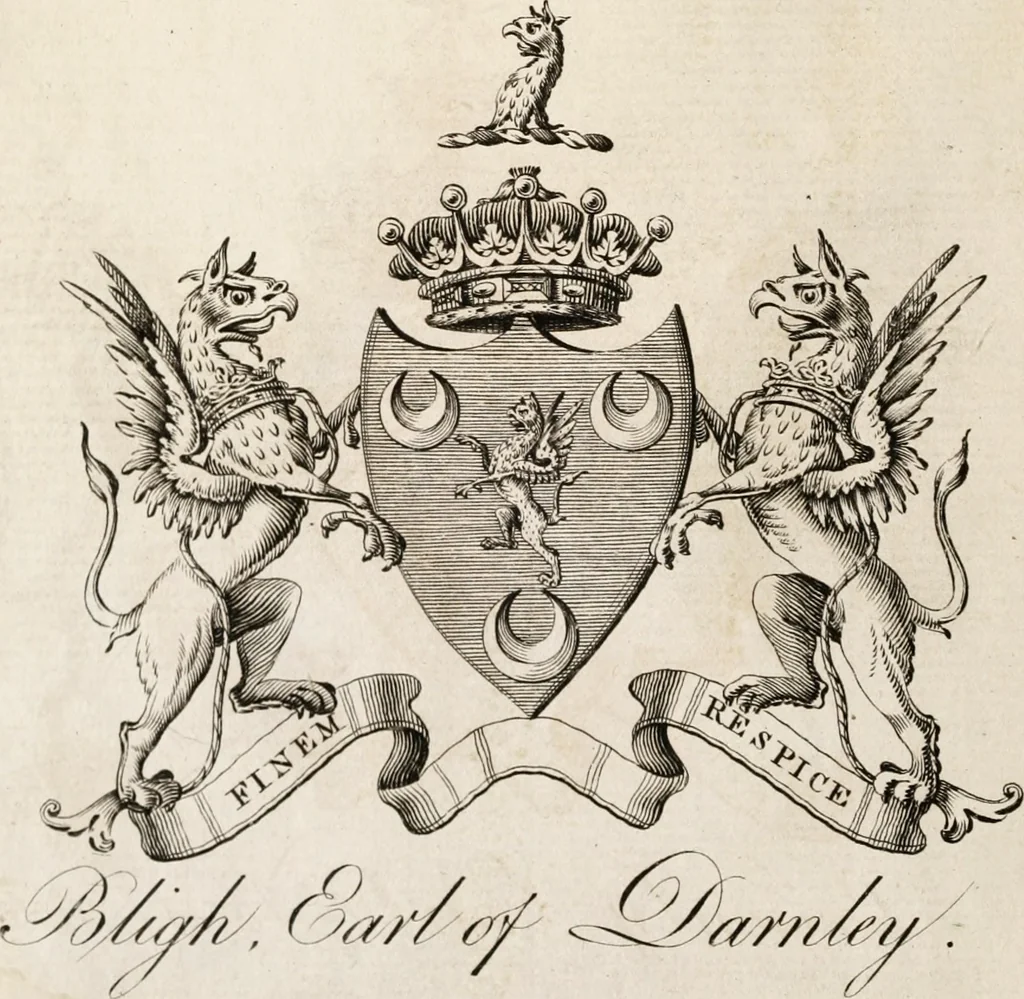 An illustration from The peerage of Ireland : or, A genealogical history of the present nobility of that kingdom, 1789, leaf 13