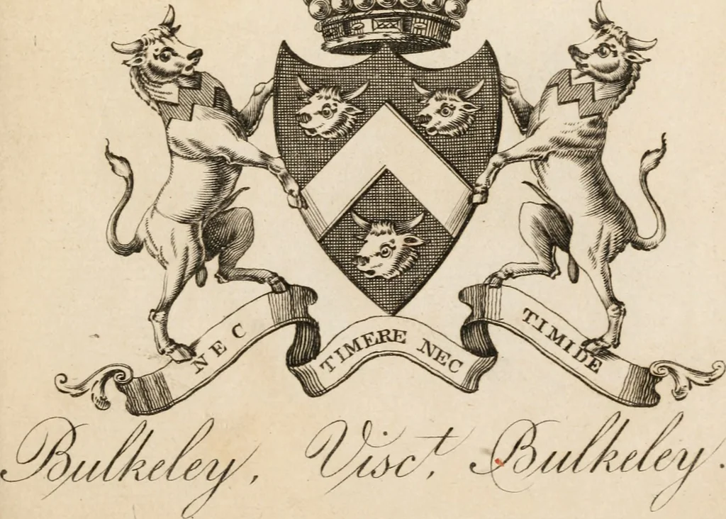 An illustration from The peerage of Ireland : or, A genealogical history of the present nobility of that kingdom, 1789, leaf 10