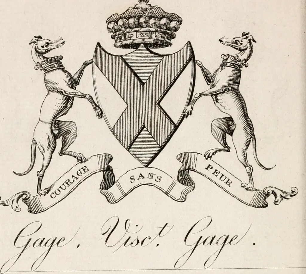 An illustration from The peerage of Ireland : or, A genealogical history of the present nobility of that kingdom, 1789, leaf 25
