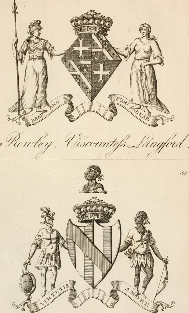 An illustration from The peerage of Ireland : or, A genealogical history of the present nobility of that kingdom, 1789, leaf 32