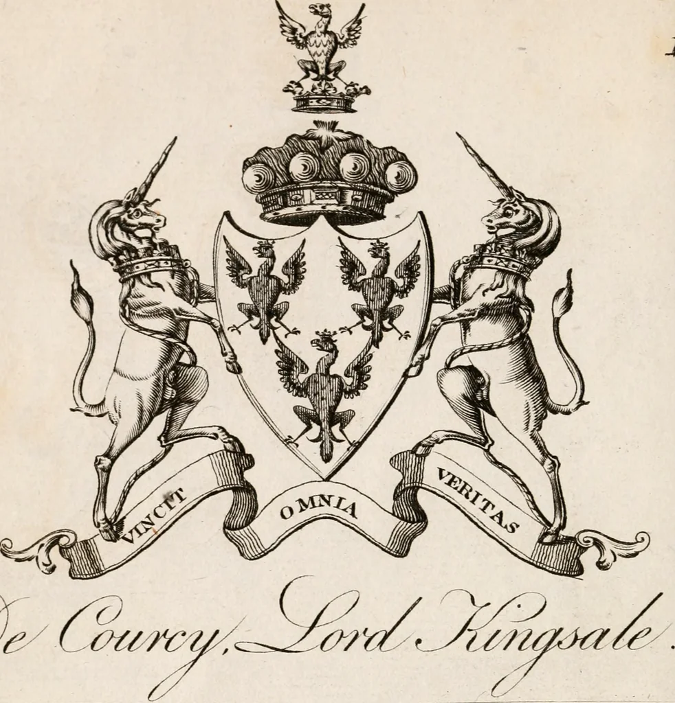An illustration from The peerage of Ireland : or, A genealogical history of the present nobility of that kingdom, 1789, leaf 21