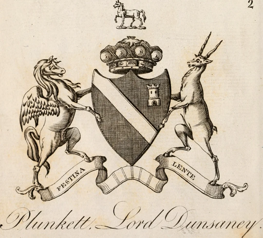 An illustration from The peerage of Ireland : or, A genealogical history of the present nobility of that kingdom, 1789, leaf 21