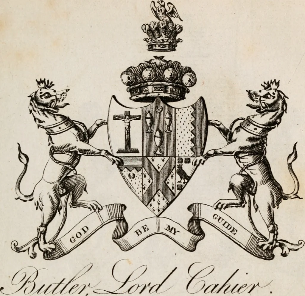 An illustration from The peerage of Ireland : or, A genealogical history of the present nobility of that kingdom, 1789, leaf 22