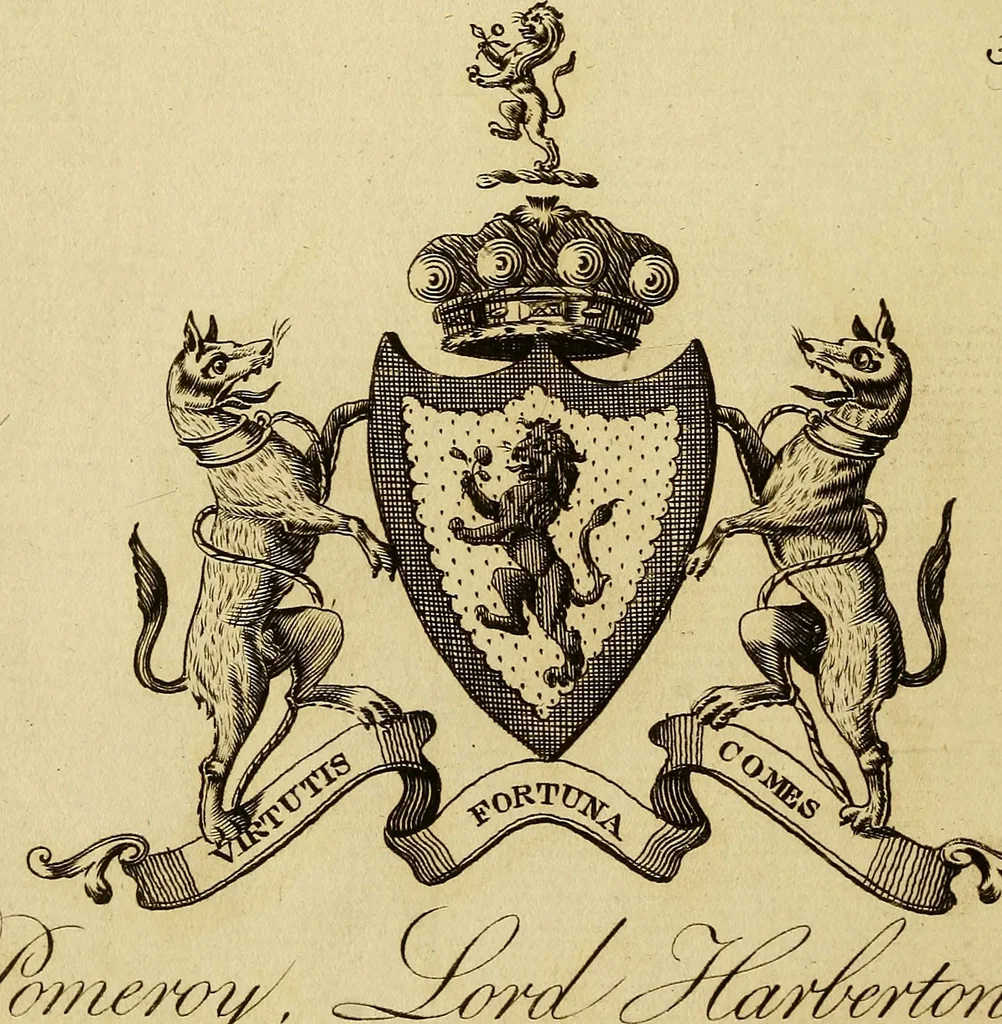 An illustration from The peerage of Ireland : or, A genealogical history of the present nobility of that kingdom, 1789, leaf 39
