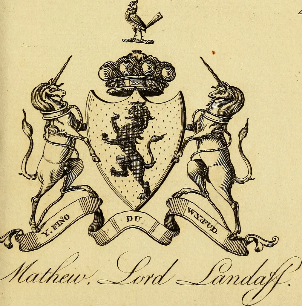 An illustration from The peerage of Ireland : or, A genealogical history of the present nobility of that kingdom, 1789, leaf 40