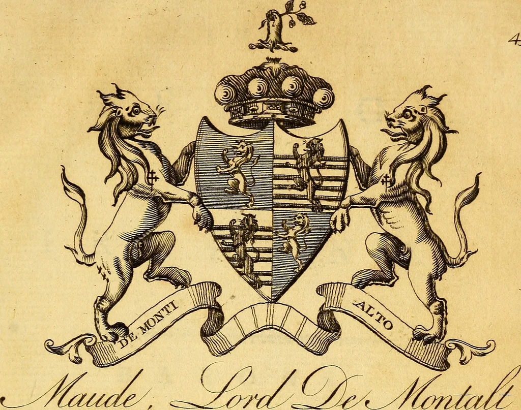 An illustration from The peerage of Ireland : or, A genealogical history of the present nobility of that kingdom, 1789, leaf 50