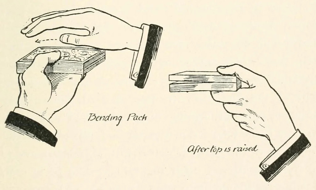 An illustration from Peerless prestidigitation : being a collection of entirely new ideas and effects in the fascinating art of modern magic, 1910, leaf 11
