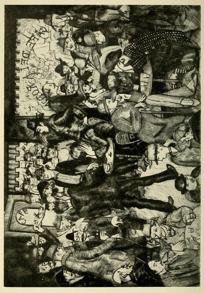 An illustration from Peggy Bacon, 1922, leaf 18