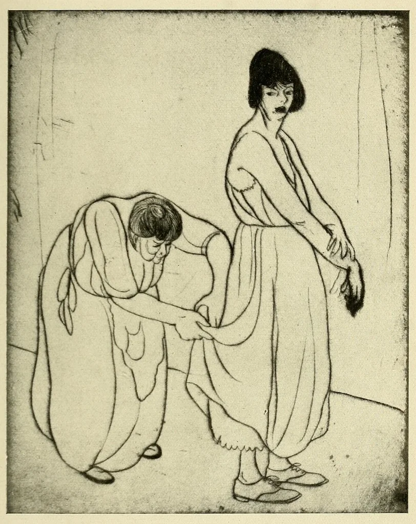 An illustration from Peggy Bacon, 1922, leaf 19