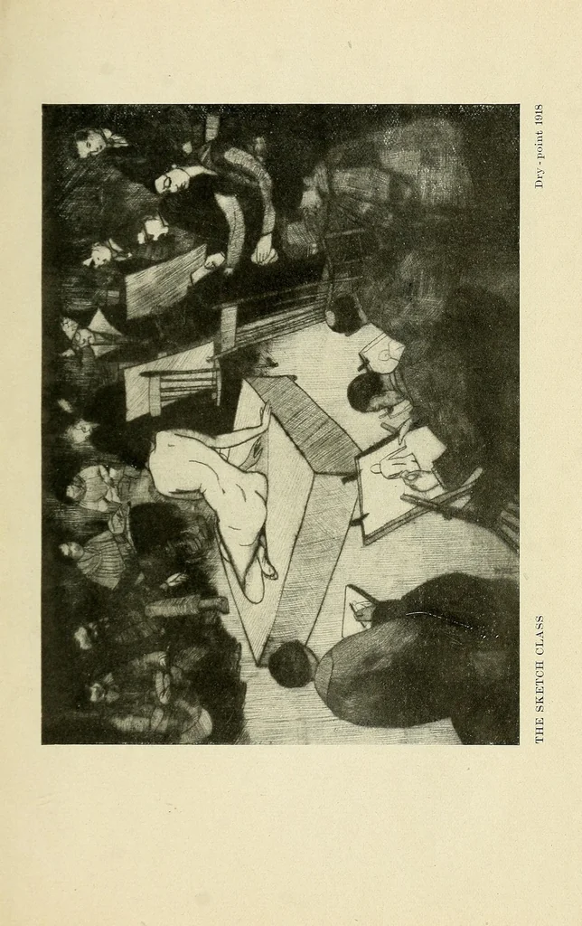 An illustration from Peggy Bacon, 1922, leaf 21