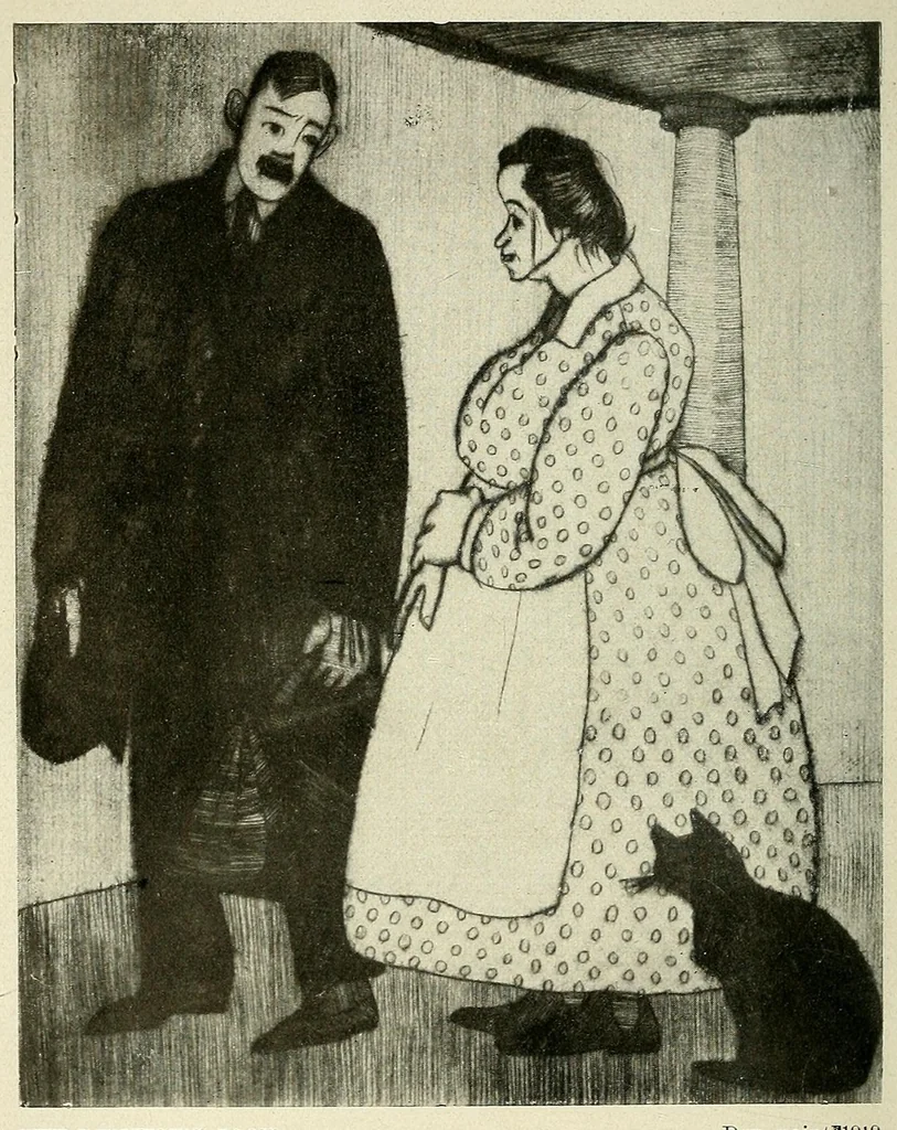 An illustration from Peggy Bacon, 1922, leaf 24