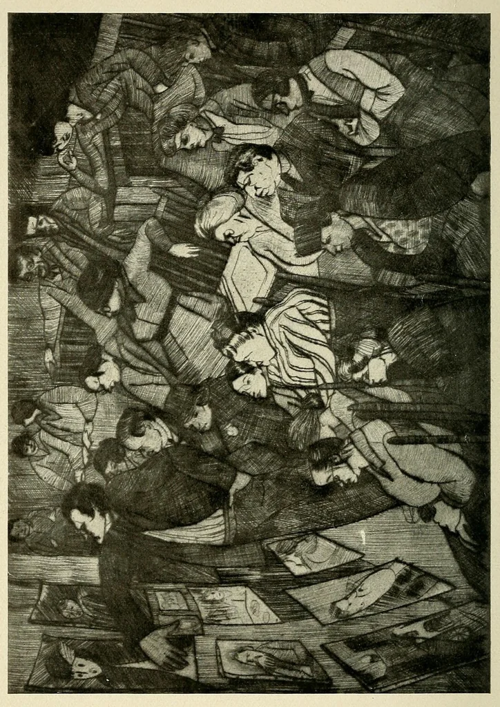 An illustration from Peggy Bacon, 1922, leaf 26