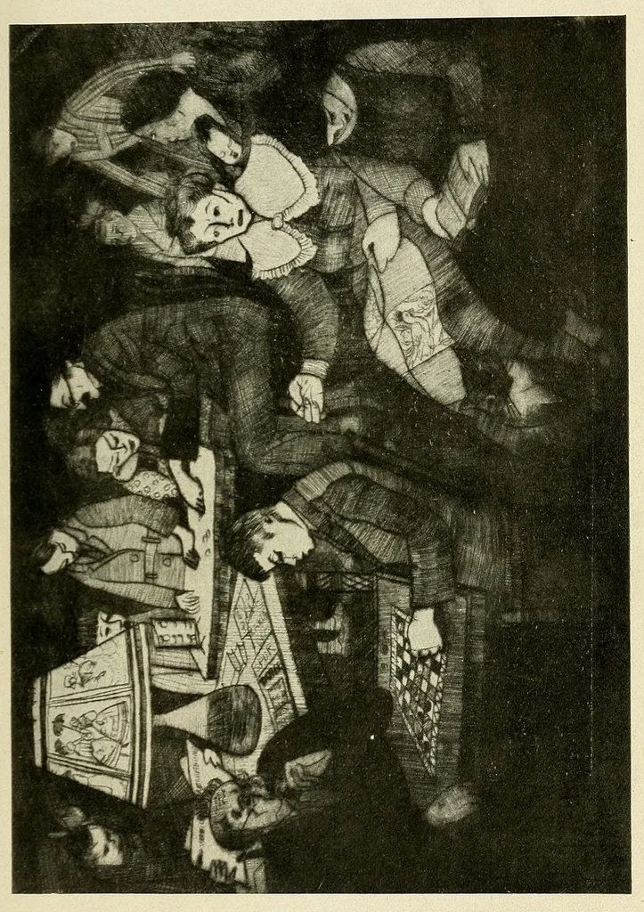 An illustration from Peggy Bacon, 1922, leaf 33